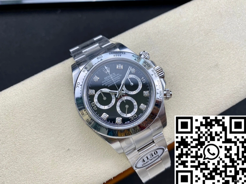 Rolex Cosmograph Daytona Dial M116509-0055 Factory Black Clean 0120